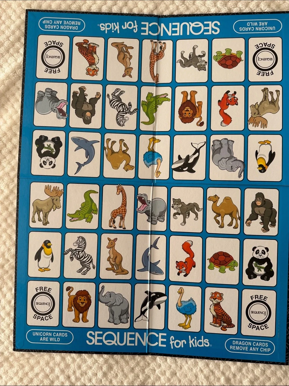 🦁 🆕 Sequence for Kids Board Game
